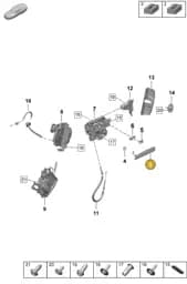 PAD837205AG2X Porsche Door Handle Exterior (Primed G2X)