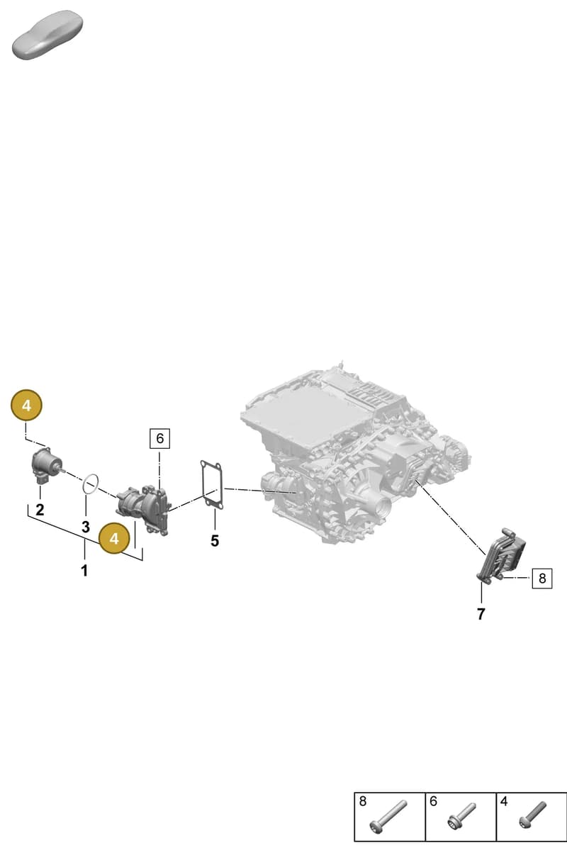 PAD898180 — Porsche Macan (2024-2024) diagram p61355140, position 4