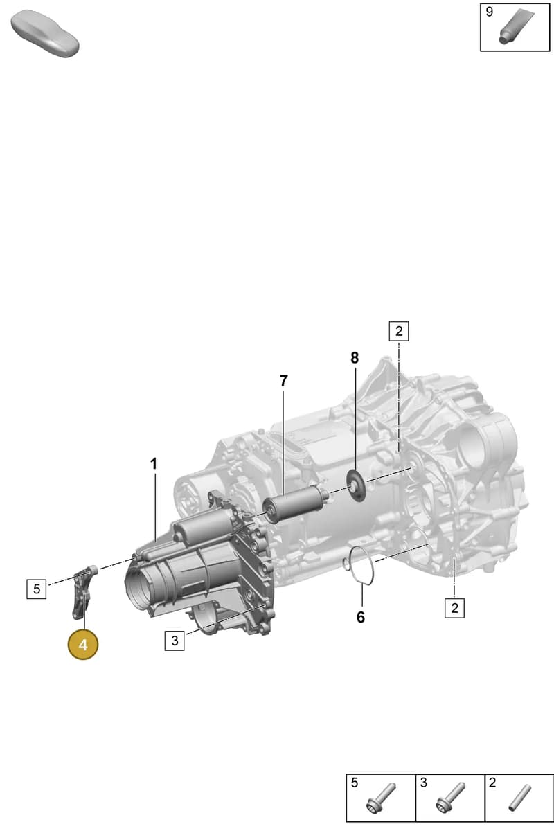PAD903157 — Porsche Macan (2024-2024) diagram p61354110, position 4