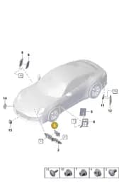 PAD907117E Porsche Control Unit for Driver Assistance Systems