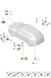 PAD907468C Porsche Control Unit for Gateway
