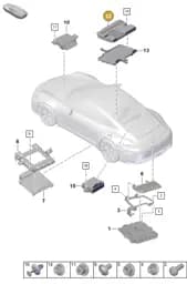 PAD907468D Porsche Control Unit for Gateway