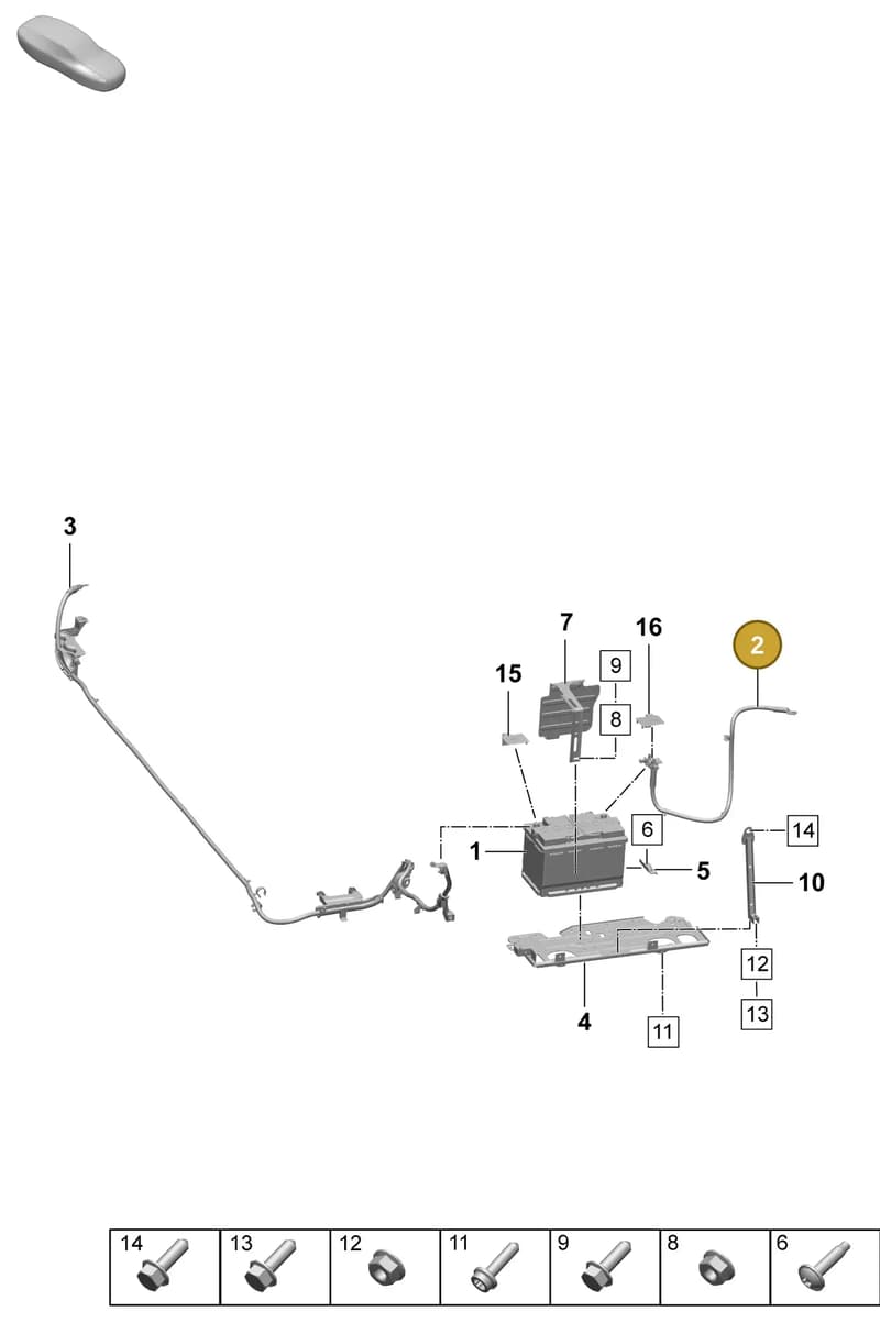 PAD915181A — Porsche Macan (2024-2024) diagram p61902300, position 2