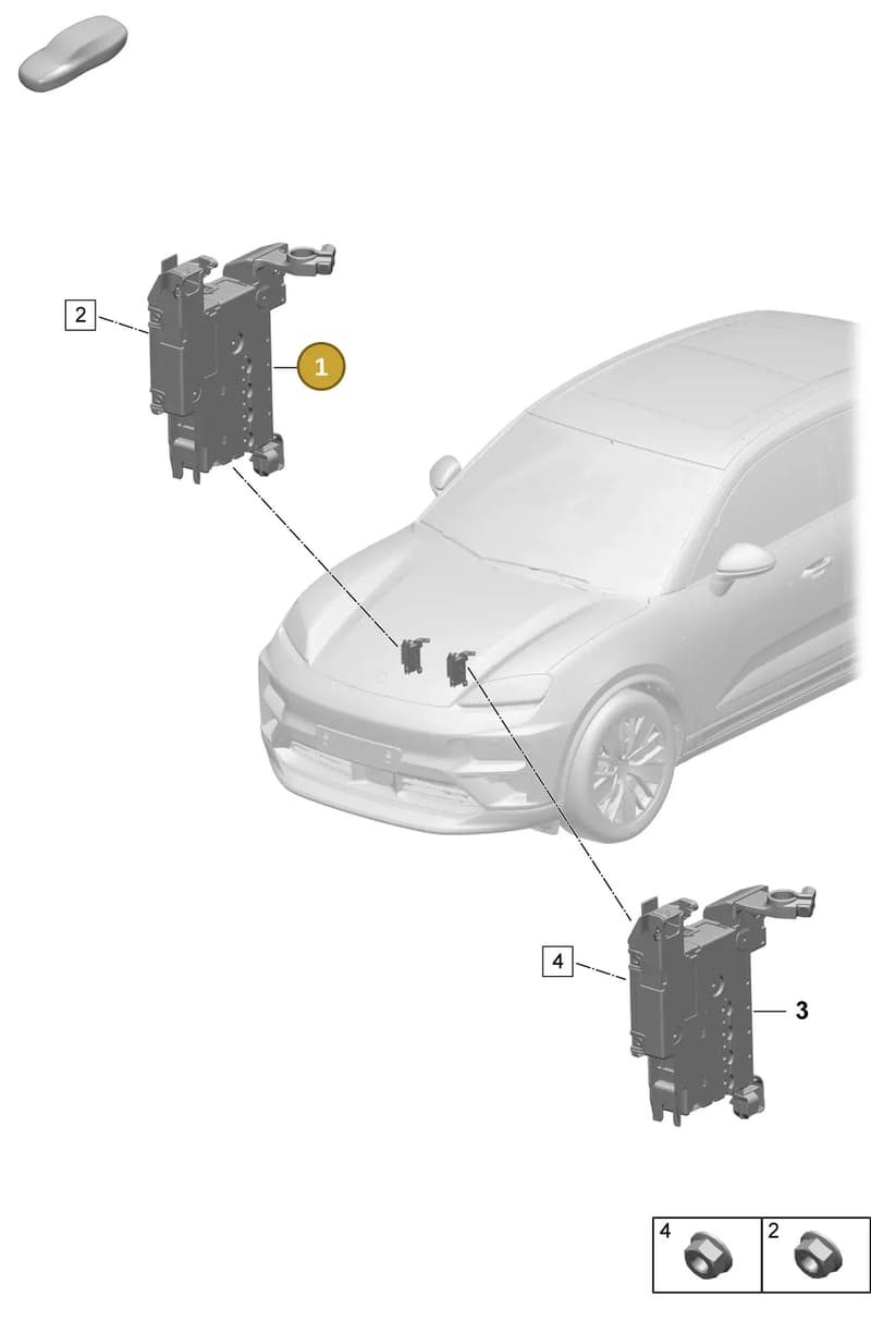 PAD915459A — Porsche Macan (2024-2024) diagram p61902010, position 1