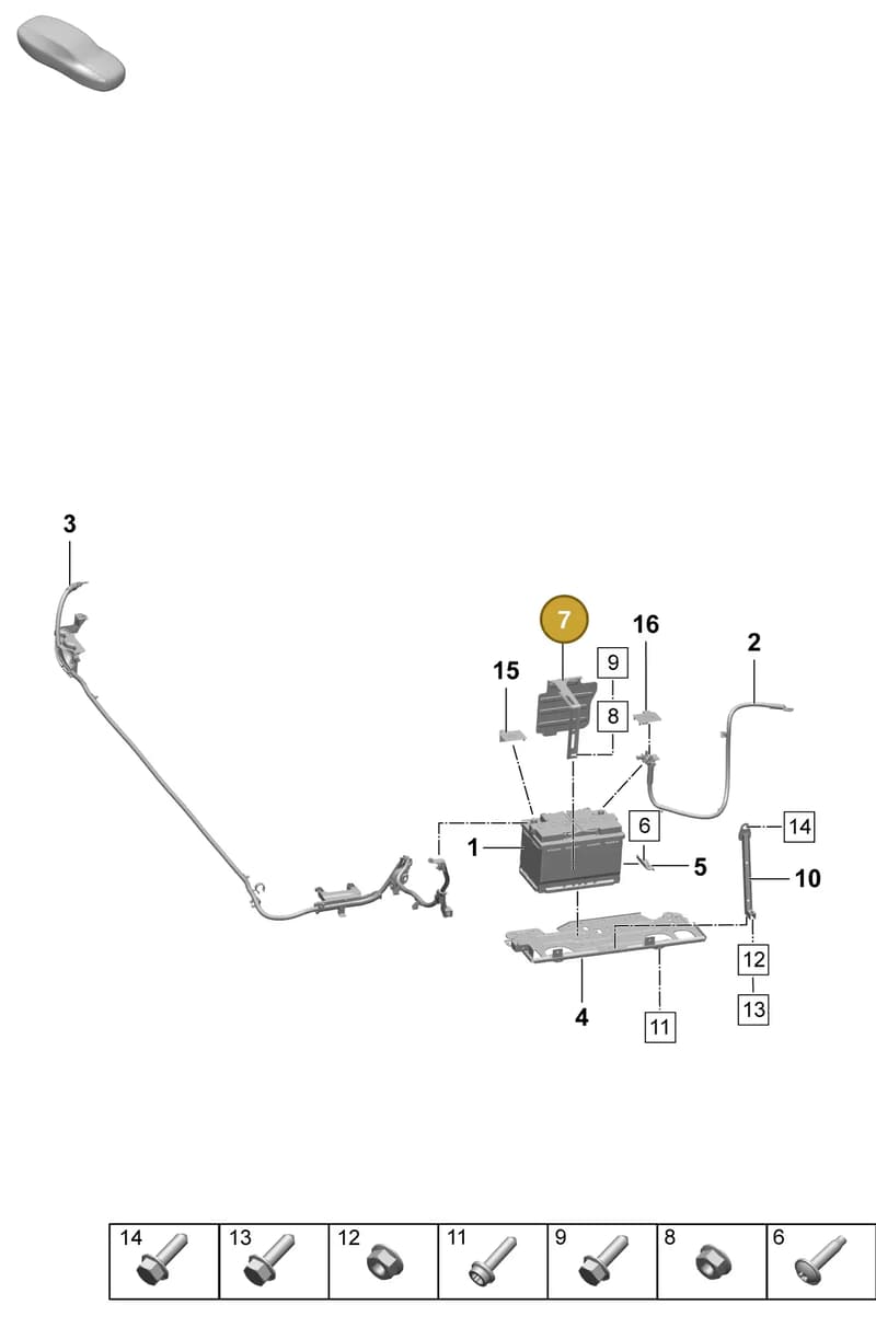 PAD915811A — Porsche Macan (2024-2024) diagram p61902300, position 7