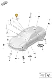PAD919814 Porsche Sender