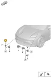 PAD951285A Porsche Bracket