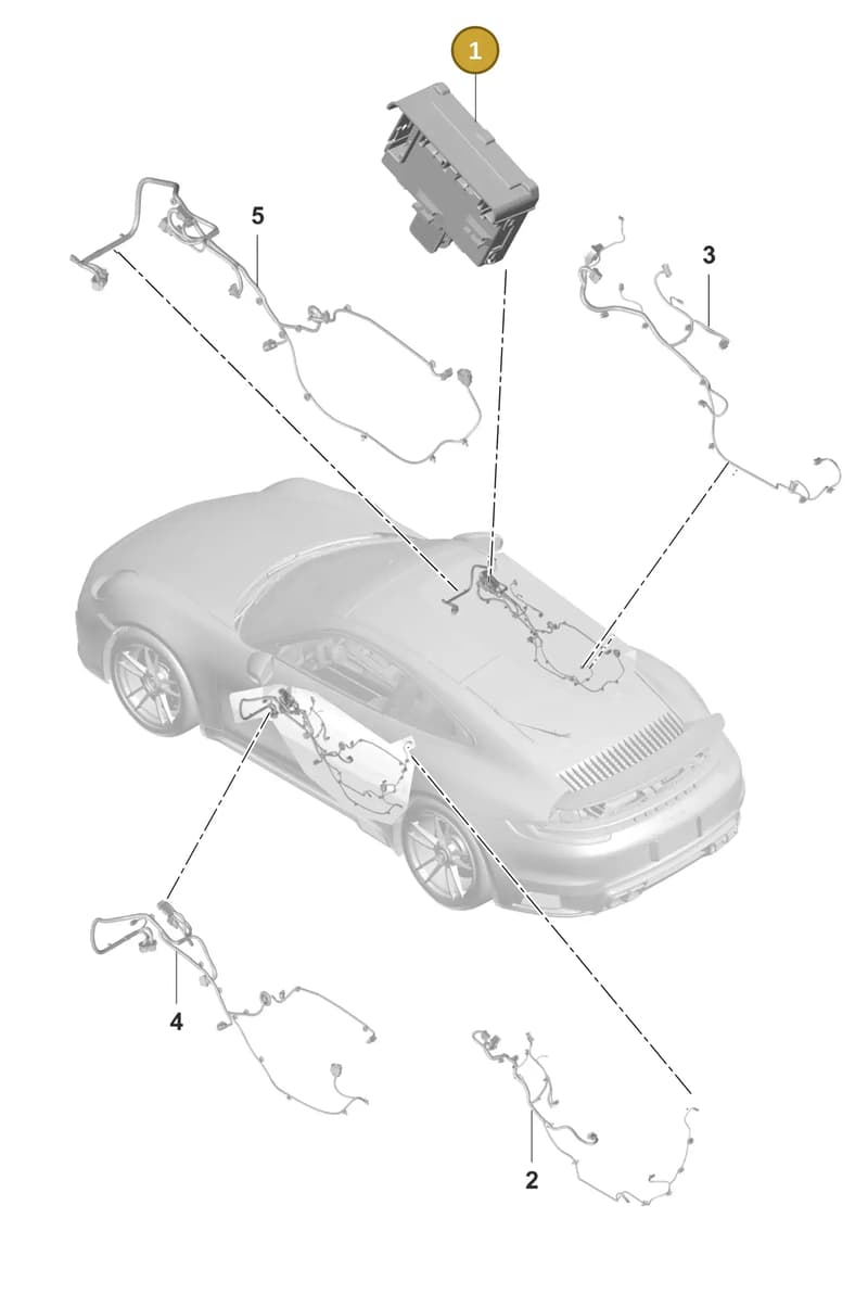 PAD959792 — Porsche 911 (2020-2022) diagram p57902150, position 1