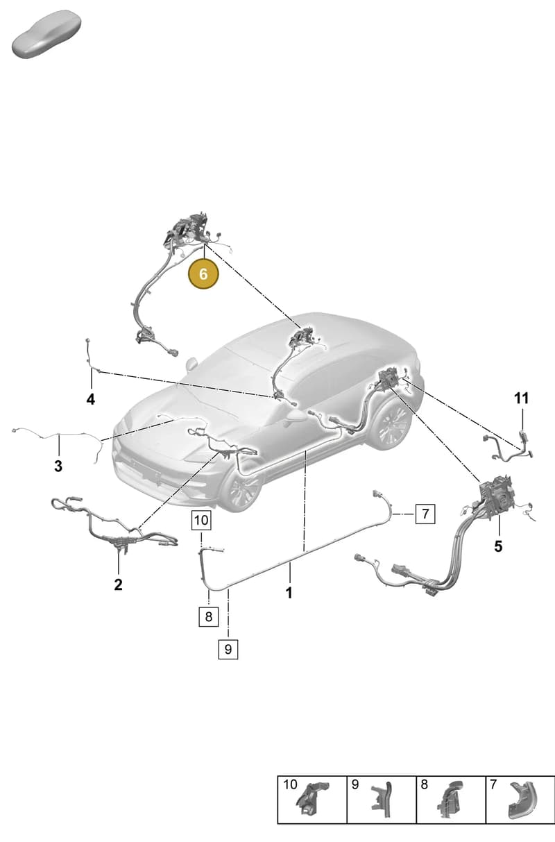 PAD971106B — Porsche Macan (2024-2024) diagram p61904000, position 6