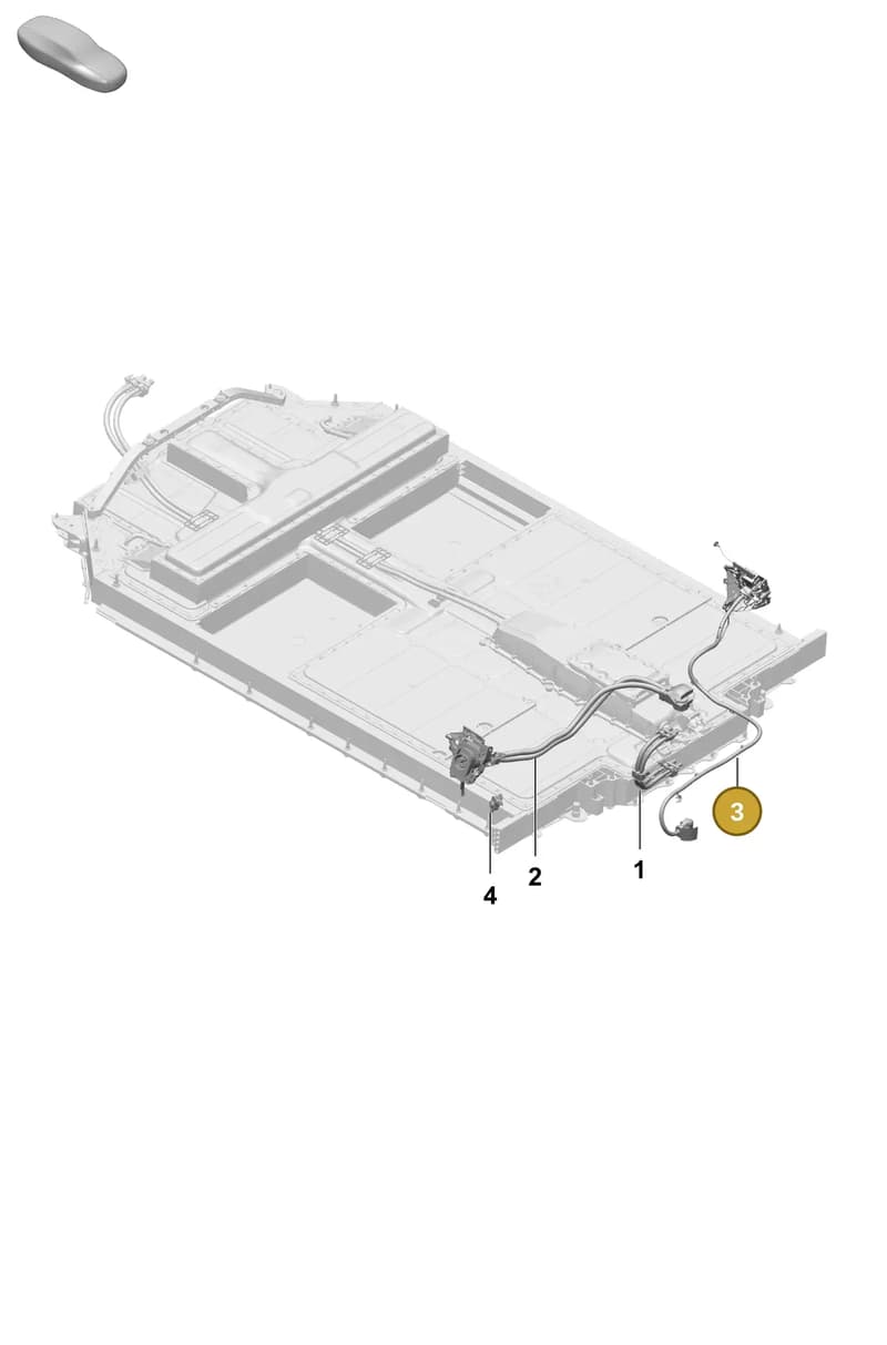 PAD971193N — Porsche Taycan Sport Turismo (2023-2025) diagram p64902400, position 3