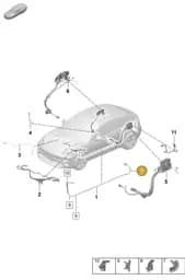 PAD971207 Porsche Cable Guide