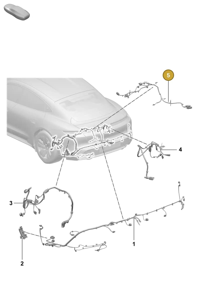 PAD971771 — Porsche Taycan Sport Turismo (2023-2025) diagram p64903500, position 5