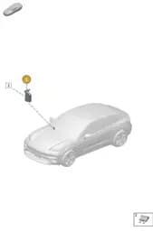 PAD971845 Porsche Fuse Holder