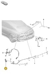 PAD971858A Porsche Holder for Wiring Harness