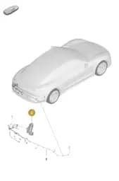 PAD971858 Porsche Holder for Wiring Harness