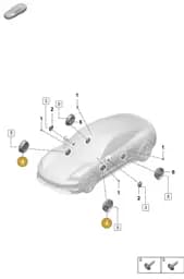 PAE035454 Porsche Bass Loudspeaker