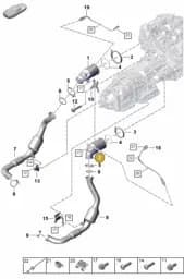 PAE254351 Porsche Catalytic Converter
