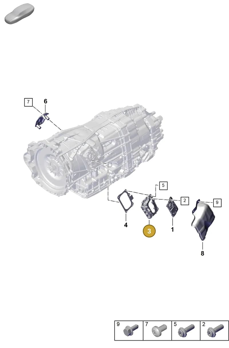 PAE301035 — Porsche Panamera (2023-2025) diagram p62302050, position 3