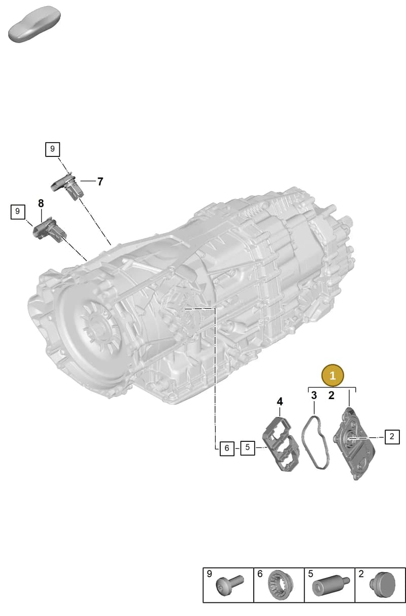 PAE301180 — Porsche Panamera (2023-2025) diagram p62302040, position 1