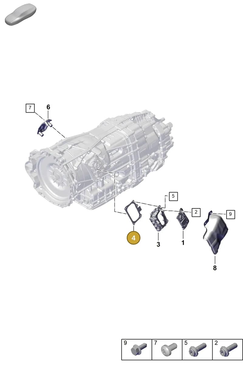 PAE301580 — Porsche Panamera (2023-2025) diagram p62302050, position 4