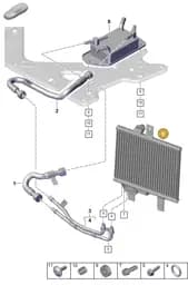 PAE317020 Porsche Gear Oil Cooler
