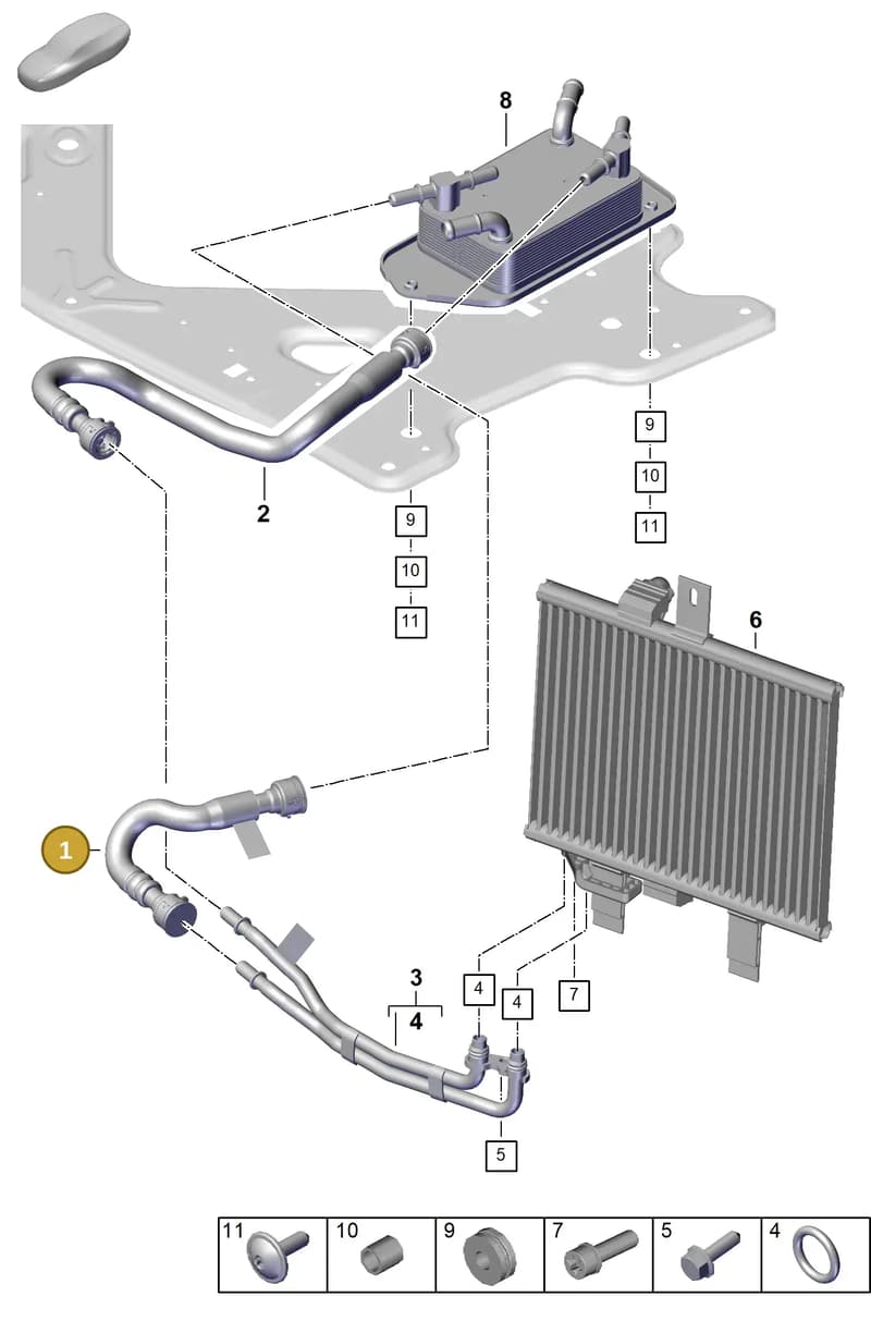 PAE317752 — Porsche Panamera (2023-2025) diagram p62360050, position 1