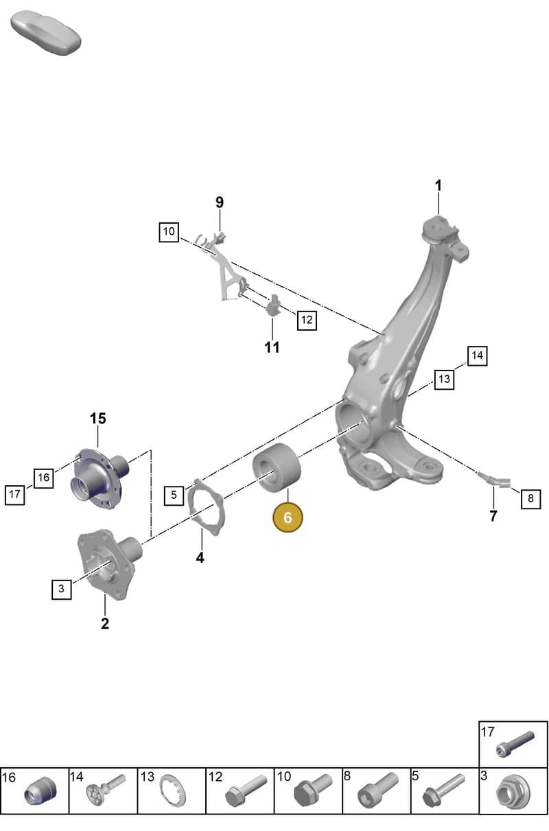 PAE407621 — Porsche Panamera (2023-2025) diagram p62401020, position 6