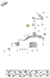 PAE616213 Porsche Level Sensor