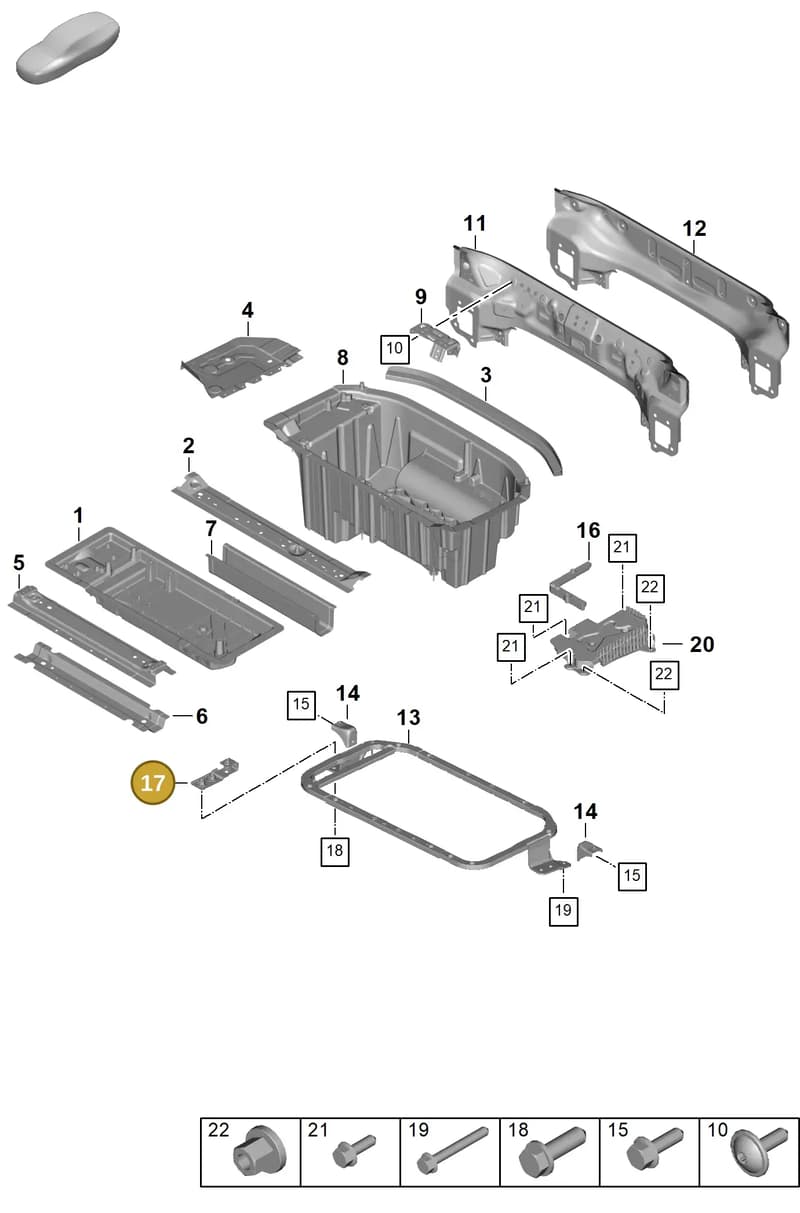 PAE814341 — Porsche Panamera (2023-2025) diagram p62801250, position 17