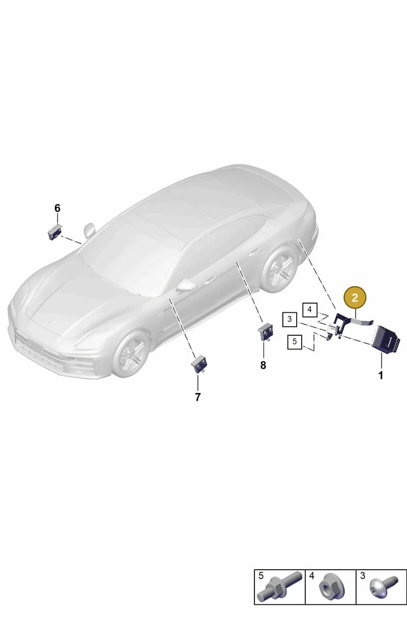 PAE907114 — Porsche Panamera (2023-2025) diagram p62901200, position 2