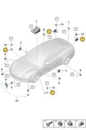 PAE907348 Porsche Bracket
