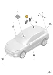 PAE907556 Porsche Control Unit for Camera
