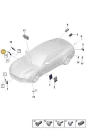 PAE907682 Porsche Bracket