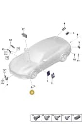 PAE907911A Porsche Bracket