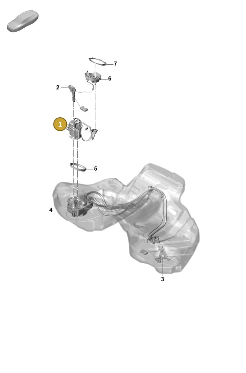 PAE919088 — Porsche Panamera (2023-2025) diagram p58201050, position 1