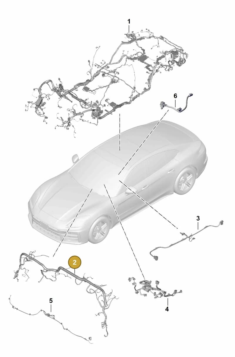 PAE974000 — Porsche Panamera (2023-2025) diagram p62903000, position 2