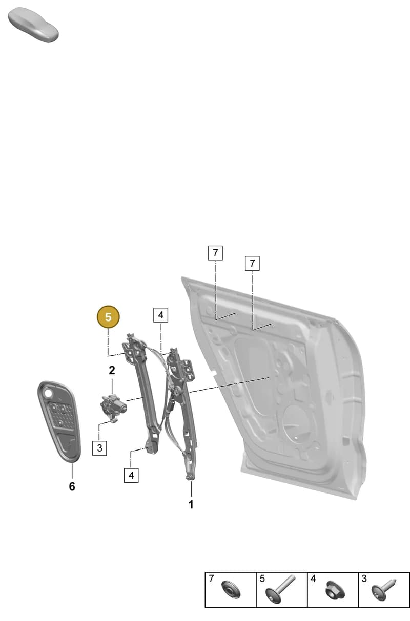 PAF004905 — Porsche Macan (2024-2024) diagram p61804400, position 5