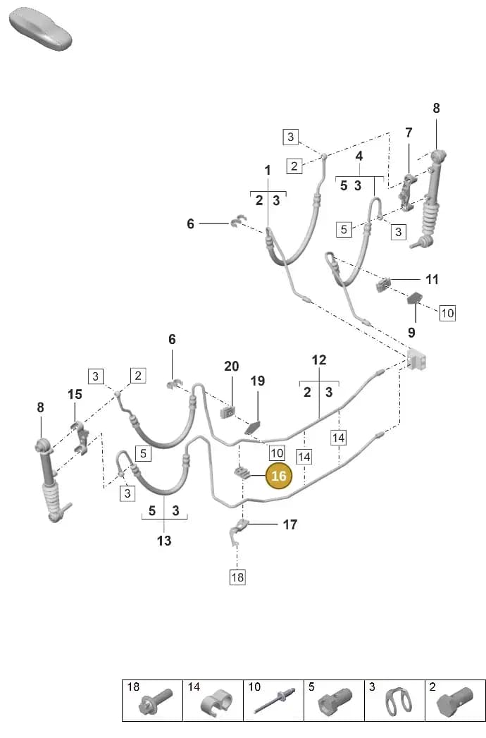 PAF006945 — Porsche 911 (2024-2025) diagram p53402120, position 16