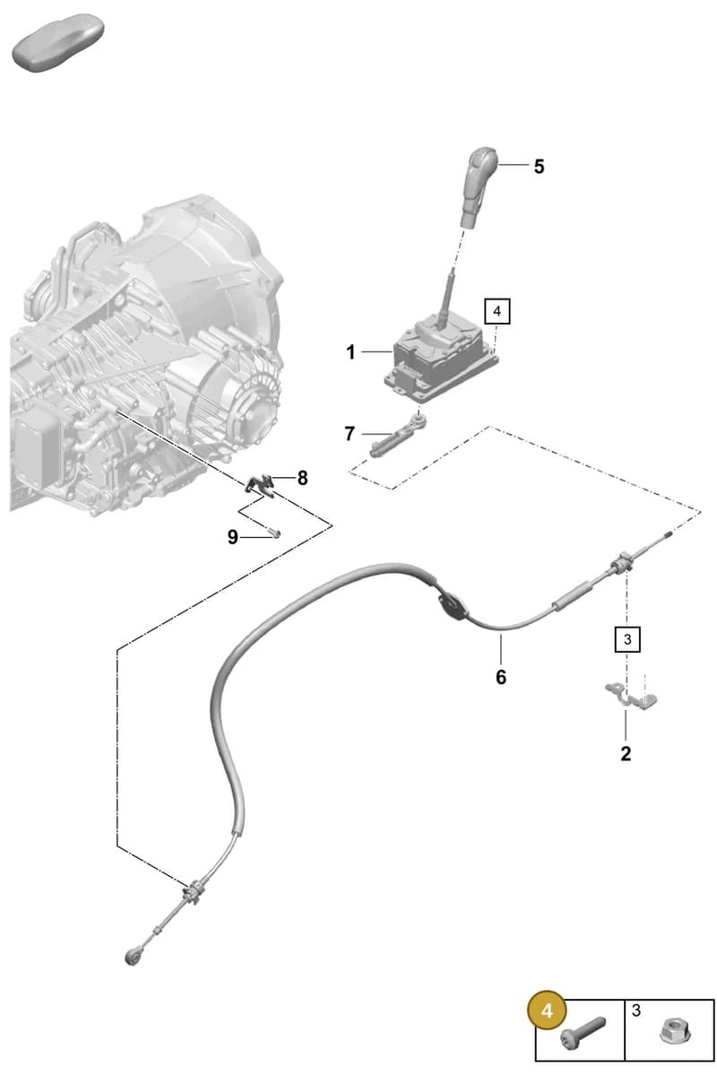 PAF008213 — Porsche Boxster Spyder (2019-2020) diagram p55701500, position 4