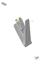 PAF008243A Porsche Flat Round Head Bolt