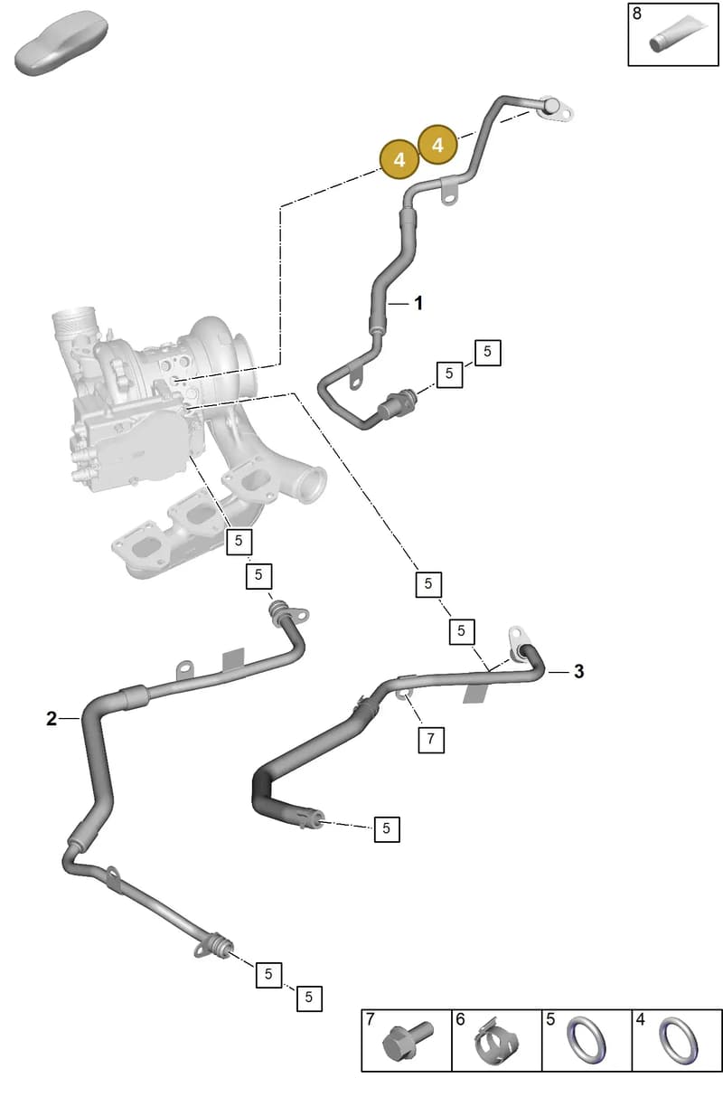 PAF008288A — Porsche 911 (2024-2025) diagram p63202160, position 4