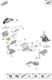 PAF008300 Porsche Threaded Pin