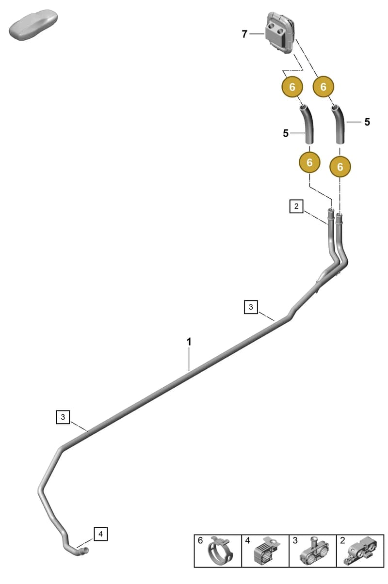 PAF008512 — Porsche Boxster Spyder (2019-2020) diagram p55813000, position 6