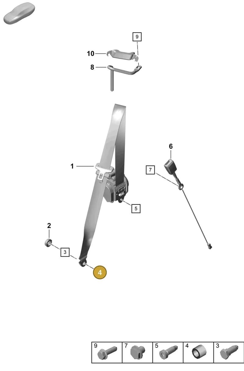 PAF008626 — Porsche Cayman (2019-2022) diagram p55812000, position 4