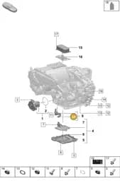 PAF008630 Porsche O-Ring