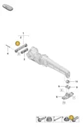PAF008637 Porsche Hexagon Bolt
