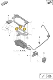 PAF008866 Porsche Threaded Pin