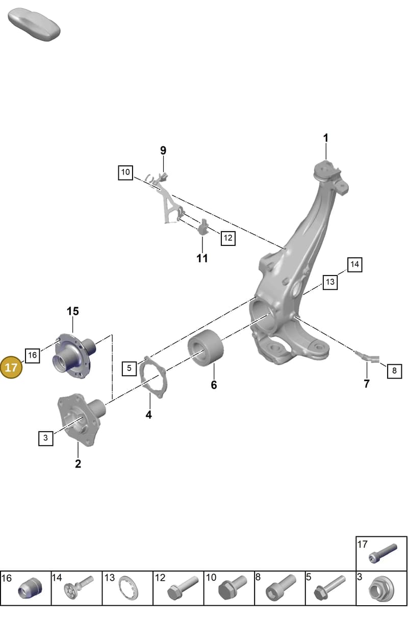PAF008885 — Porsche Panamera (2023-2025) diagram p62401020, position 17