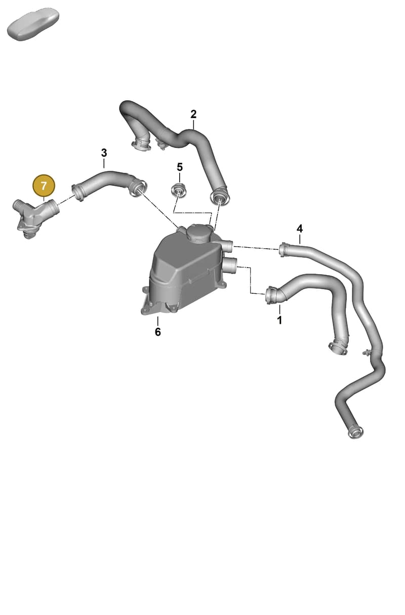 PAF008923 — Porsche 911 (2024-2025) diagram p63107360, position 7