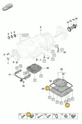 PAF008973 Porsche Sealing Plug
